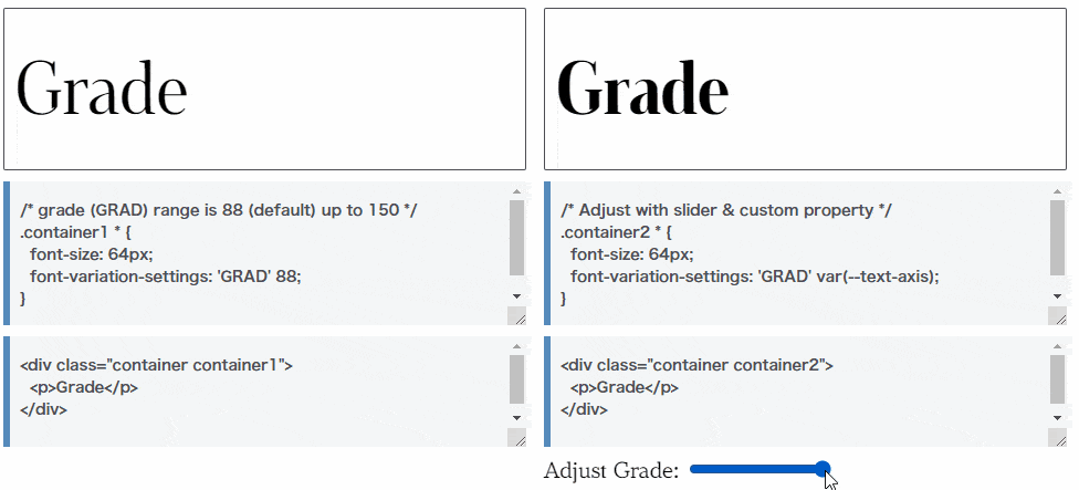 CSS font-variation 可变字体的魅力 CSS font-variation 可变字体的魅力